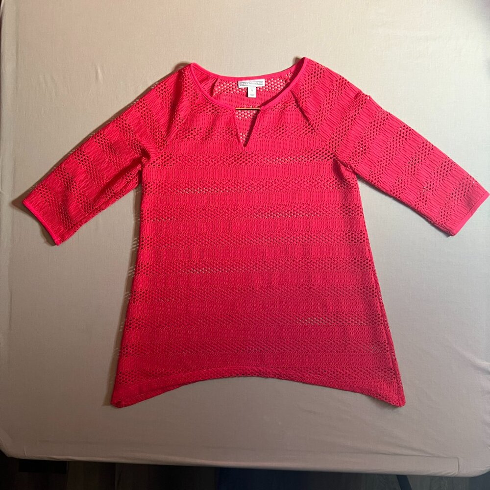 Dana Buchman Mesh Blouse